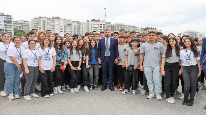 Başkan Duman, mezun olduğu lisede öğrencilerle bir araya geldi