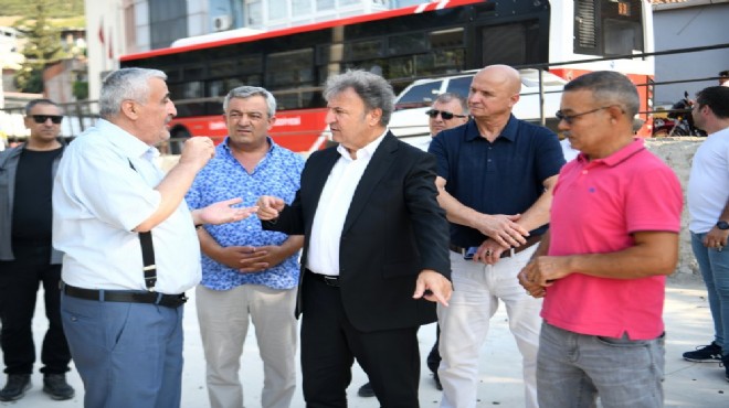 Başkan İduğ sahada... Bornova da yerinde yönetim ve denetim