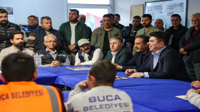 Başkan Kılıç, belediye personeli ile bayramlaştı