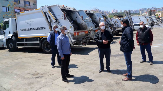 Başkan Selvitopu temizlik çalışmalarını denetledi