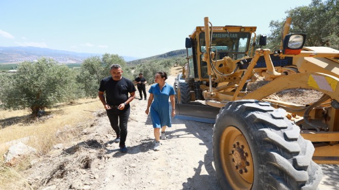 Başkan Sengel den Pamucak ta denetim