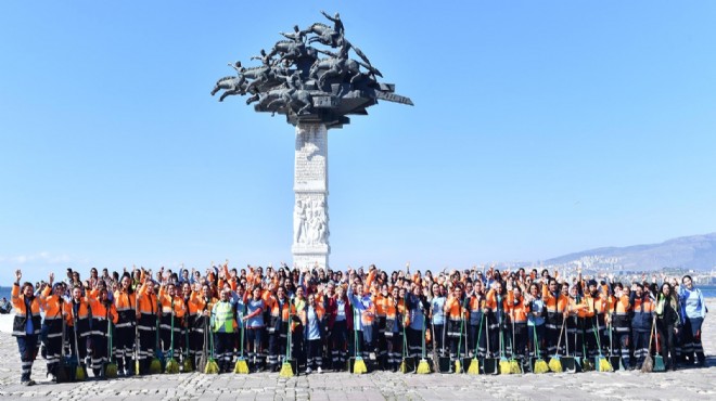 Başkan Soyer,  İzmir’e toz kondurmuyoruz  dedi... Temizlik seferberliği!