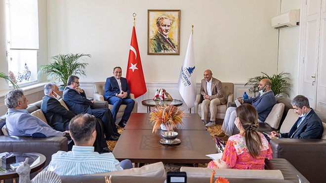 Başkan Soyer e uluslararası ziyaret