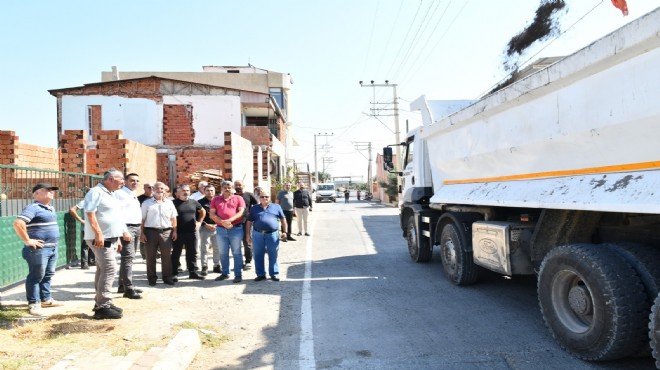 Başkan Yıldız Kaklıç’ta yol sözünü tuttu