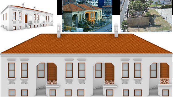 Bayraklı Belediyesi nden tarihi binaya modern dokunuş