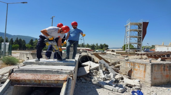 Bayraklı da ekip afetlere karşı hazır!