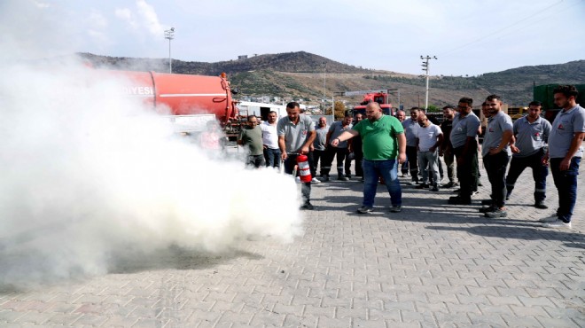 Bayraklı dan hayat kurtaran tatbikat!