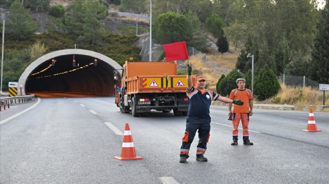 Bayraklı Tüneli nde tatbikat zamanı!