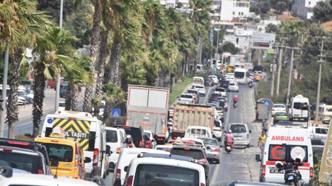 Bayram öncesi Bodrum girişi kilitlendi!