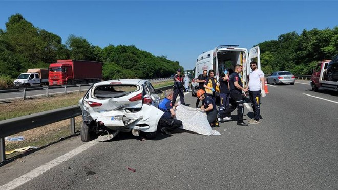 Bayram tatili yolunda zincirleme kaza: 9 yaralı