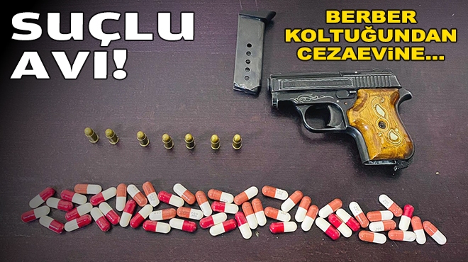 Berber koltuğundan cezaevine... Bayraklı'da suçlu avı!