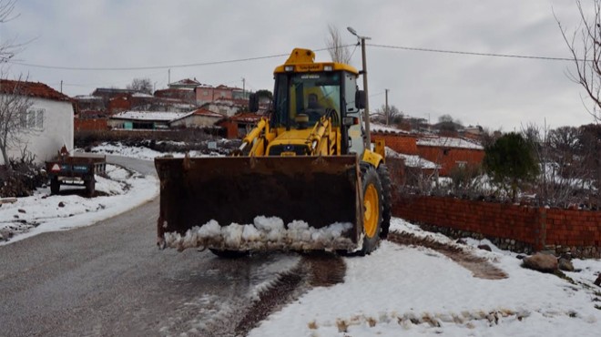 Bergama Belediyesi nden kar mesaisi