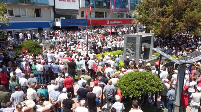 Binler Kayalar için buluştu... CHP İzmir den İktidara zehir zemberek sözler!
