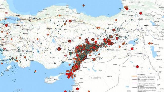 Bir ayda 13 bin deprem kaydedildi