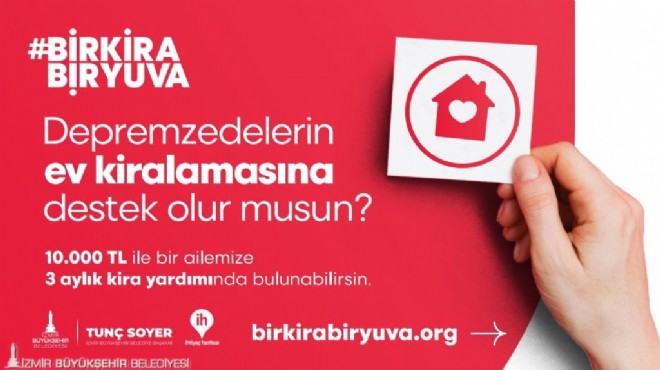 Bir Kira, Bir Yuva da gözler Halk TV de... İzmir için iyilik vakti