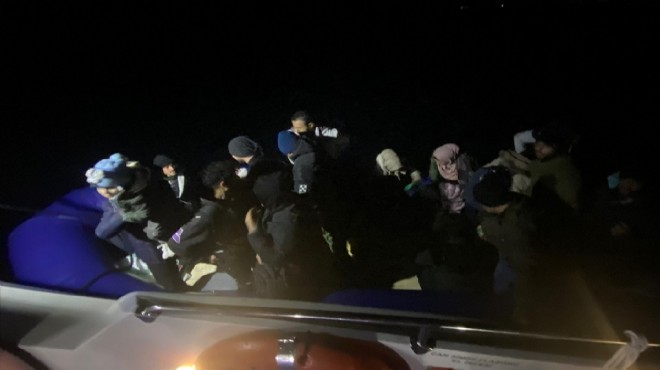 Bodrum açıklarında 35 düzensiz göçmen kurtarıldı
