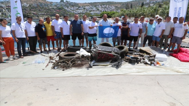 Bodrum da deniz dibi temizliği!