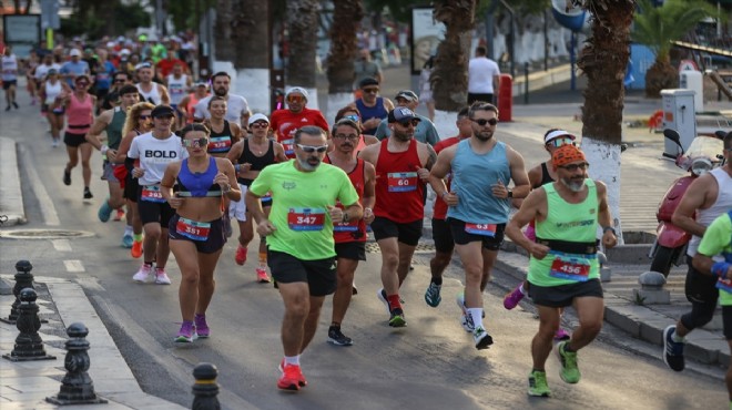 Bodrum daki maratona yoğun ilgi!