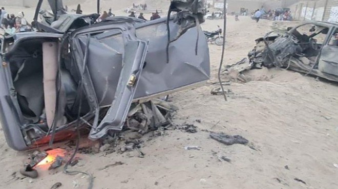 Bomba yüklü motosikletle saldırı: 2 ölü, 8 yaralı