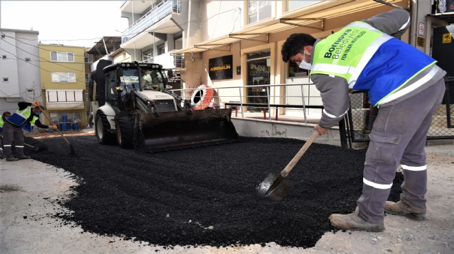 Hedef: Yol sorununu ortadan kaldırmak... Bornova’da asfalt hamlesi