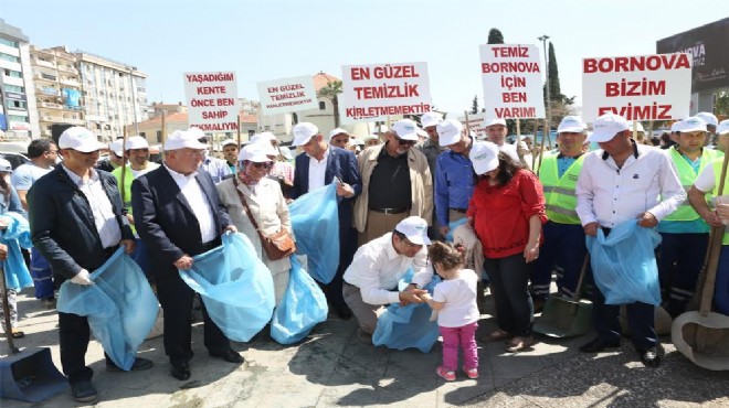 Bornova’da bahar temizliği gelenek oldu!