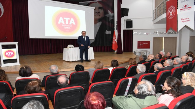 Bornova daki yerleşkede Atatürk paneli yapıldı