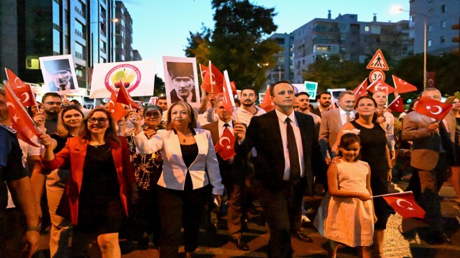 Bornova kırmızı beyaza büründü!