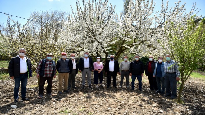 Bornova da yerel üreticiye yerinde eğitim