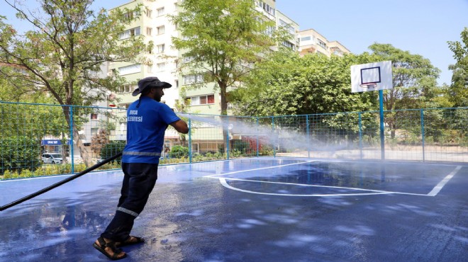 Buca da park baştan sona yenilendi