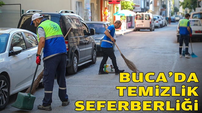 Buca'da temizlik seferberliği