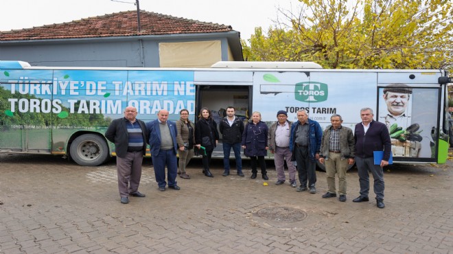 Buca nın tarım otobüsü köylerde... Üreticilere destek sürüyor!