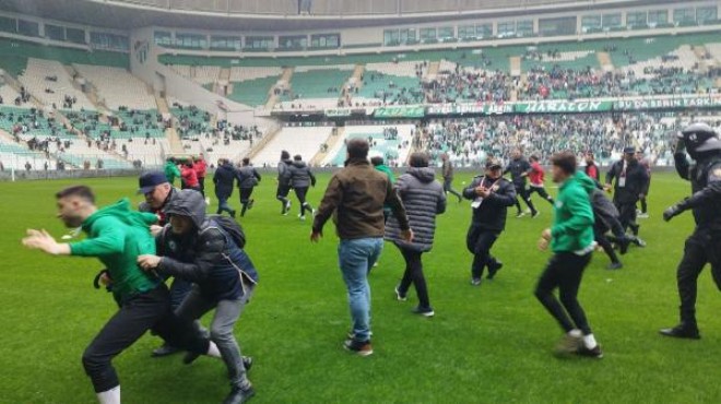 Bursaspor Amedspor maçı öncesi saha karıştı!