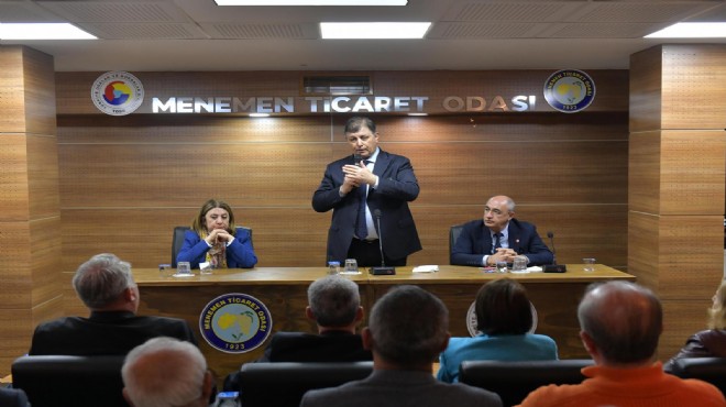 Büyükşehir adayı Tugay Menemen de STK larla buluştu: Sandığa gidin, bize şans verin