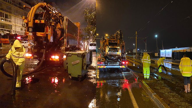 Büyükşehir çalıştı... İzmir de hayat normale döndü!