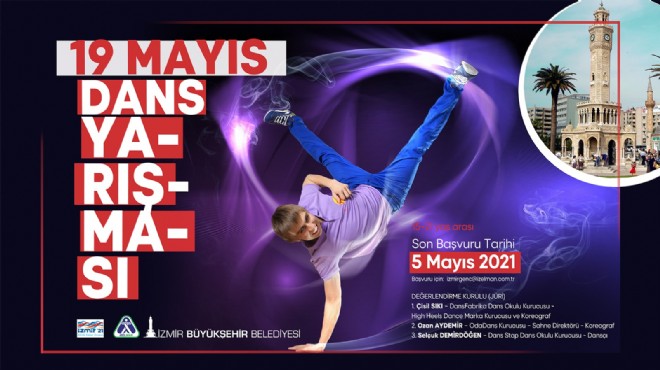 Büyükşehir den 19 Mayıs dans yarışması