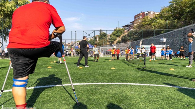 Büyükşehir den spor etkinliği...  Mahallede eğlence var 