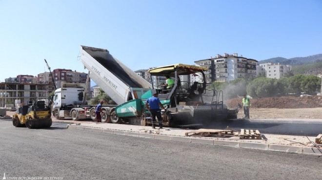 Büyükşehir in yol çalışmaları tam gaz