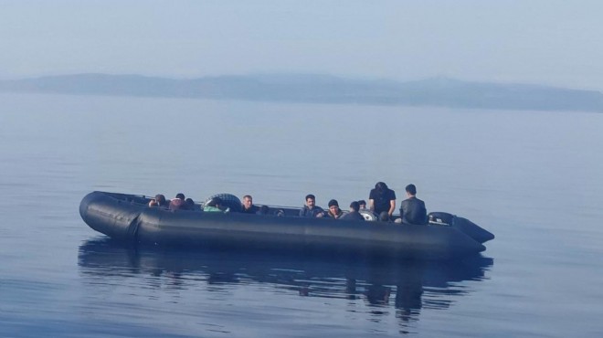 Çanakkale de 42 düzensiz göçmen kurtarıldı