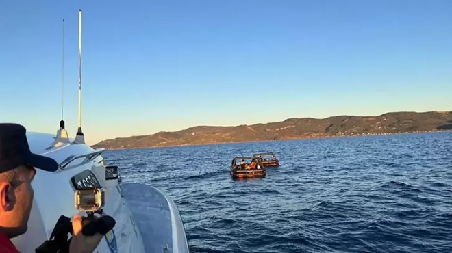 Çanakkale de Yunanistan ın geri ittiği göçmenler kurtarıldı