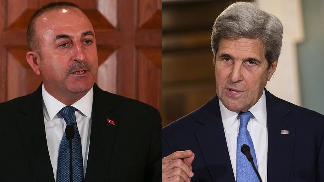 Çavuşoğlu ile Kerry den telefonda  terör  zirvesi