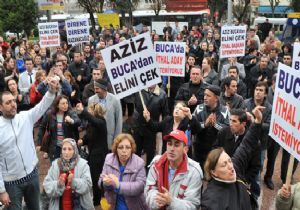 Buca’da Levent Piriştina protestosu 