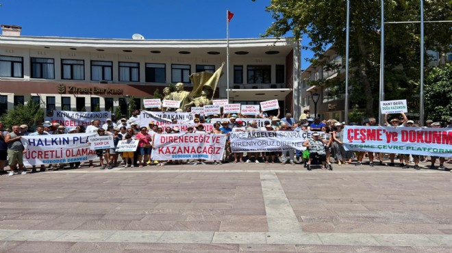 Çeşme de ücretsiz halk plajı tepkisi: Beach clublar Anayasa dan üstün!