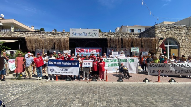 Çeşme’de Sabancı toplantıdan kaçtı