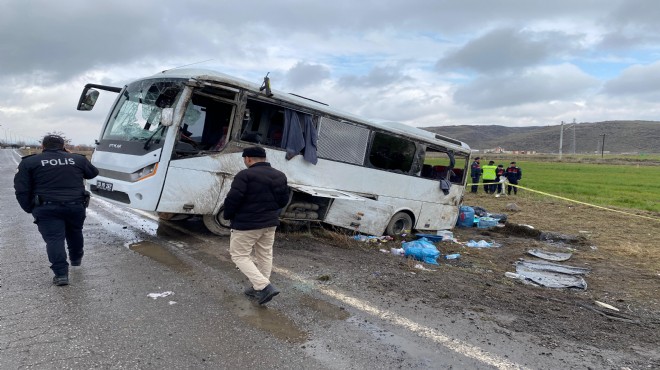 Cezaevi nakil aracı devrildi: 2 si ağır, 11 yaralı