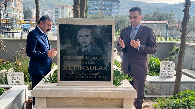 CHP Çiğli Adayı Yıldız dan eski başkanlara vefa