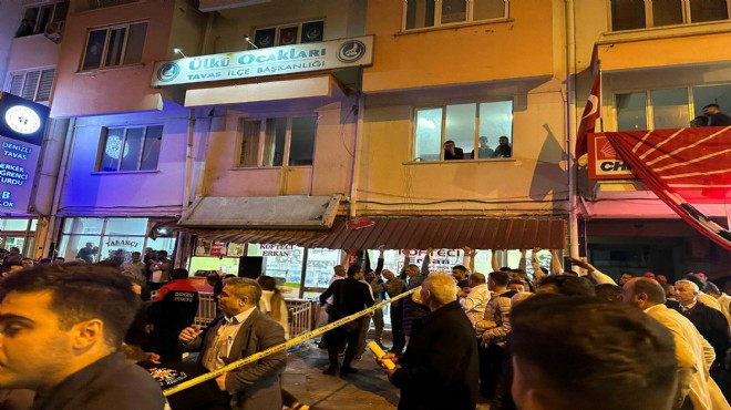 CHP de balkon kazası!