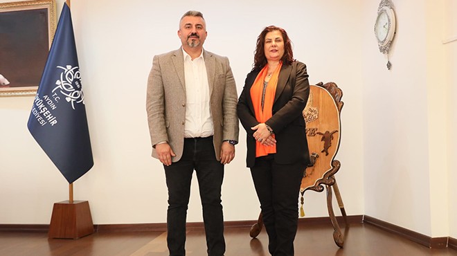 CHP İncirliova Başkan Adayı Gökmen den Başkan Çerçioğlu na ziyaret