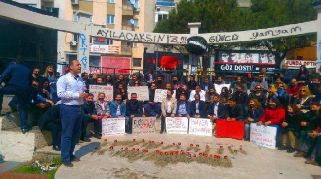 CHP İzmir’in gençleri barış için sustu!