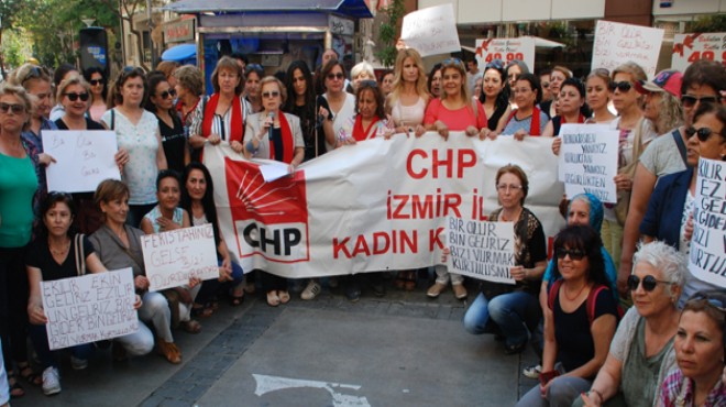 CHP İzmir Kadın Kolları’ndan Kılıçdaroğlu’na destek eylemi