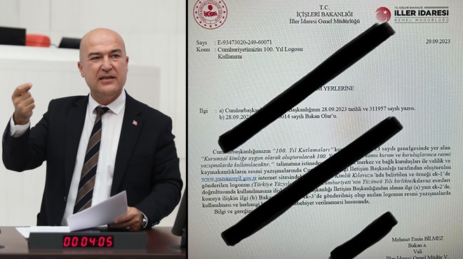 CHP li Bakan talimatı paylaştı:  Türkiye Yüzyılı  logosu resmi yazışmalarda kullanılacak